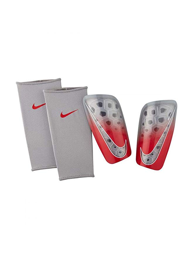 Parastinchi Nike Mercurial Lite Grigio Rosso