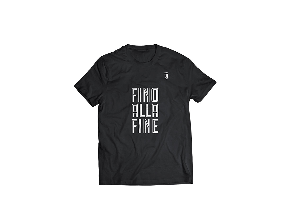 T-shirt "Fino Alla Fine" Ufficiale F.C. Juventus
