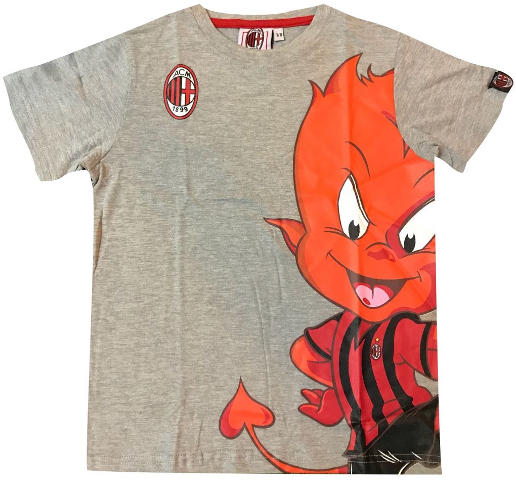 T-shirt Milanello Grigia Ufficiale Bambino A.C. Milan