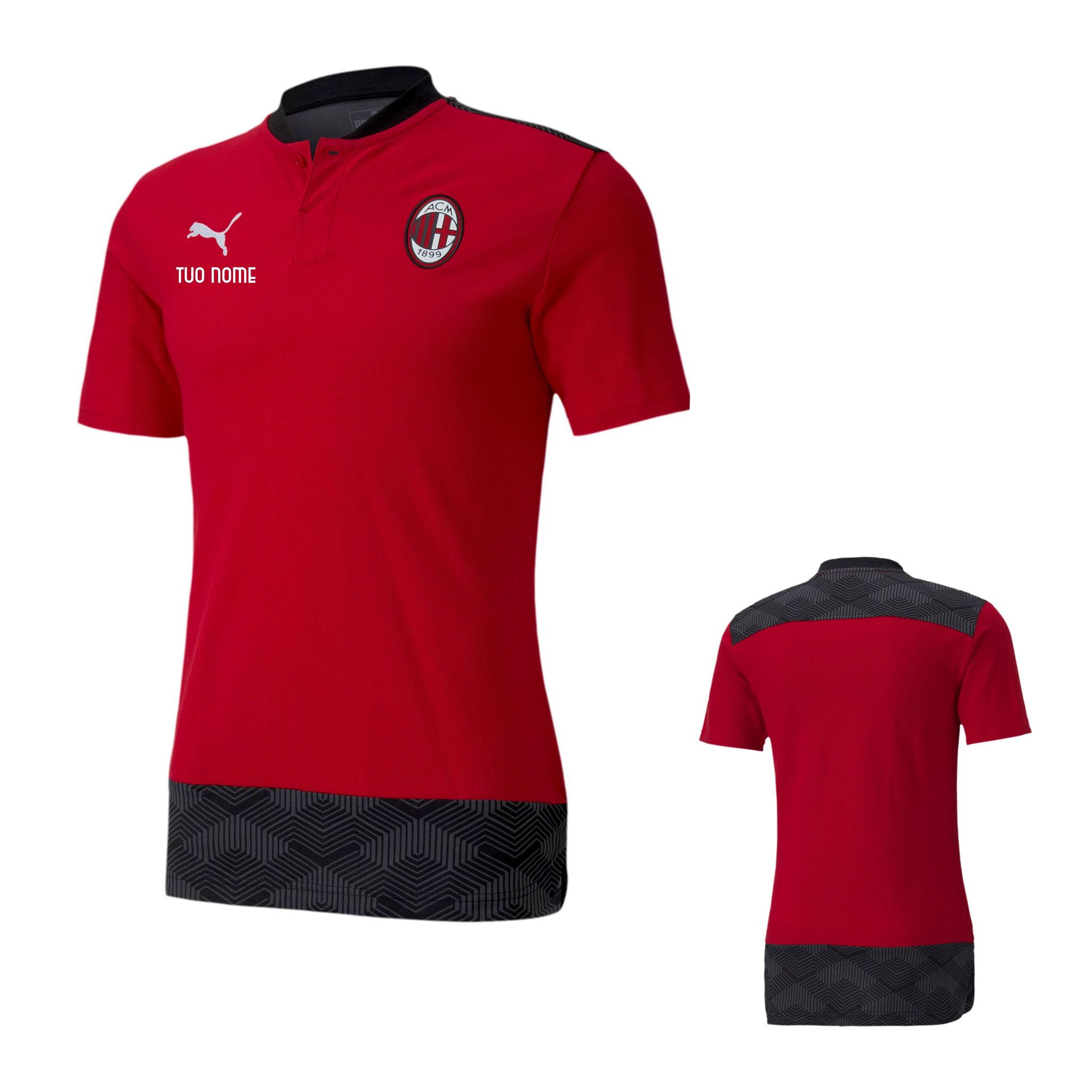 Polo Rappresentanza Rossa Ufficiale Puma A.C. Milan 2020/2021