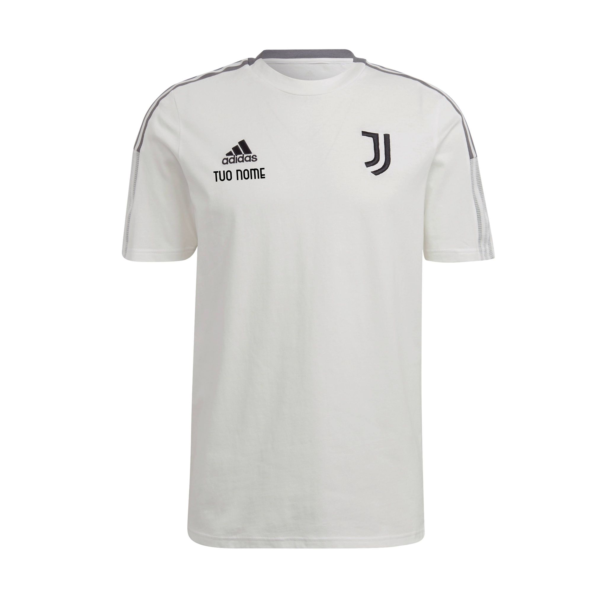 T-Shirt Rappresentanza Bianca Bambino Ufficiale Adidas F.C. Juventus  2021/2022