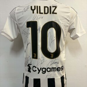 Maglia Gara Home Serie A "Yildiz 10" Autografata Squadra F.C. Juventus 2026/2027